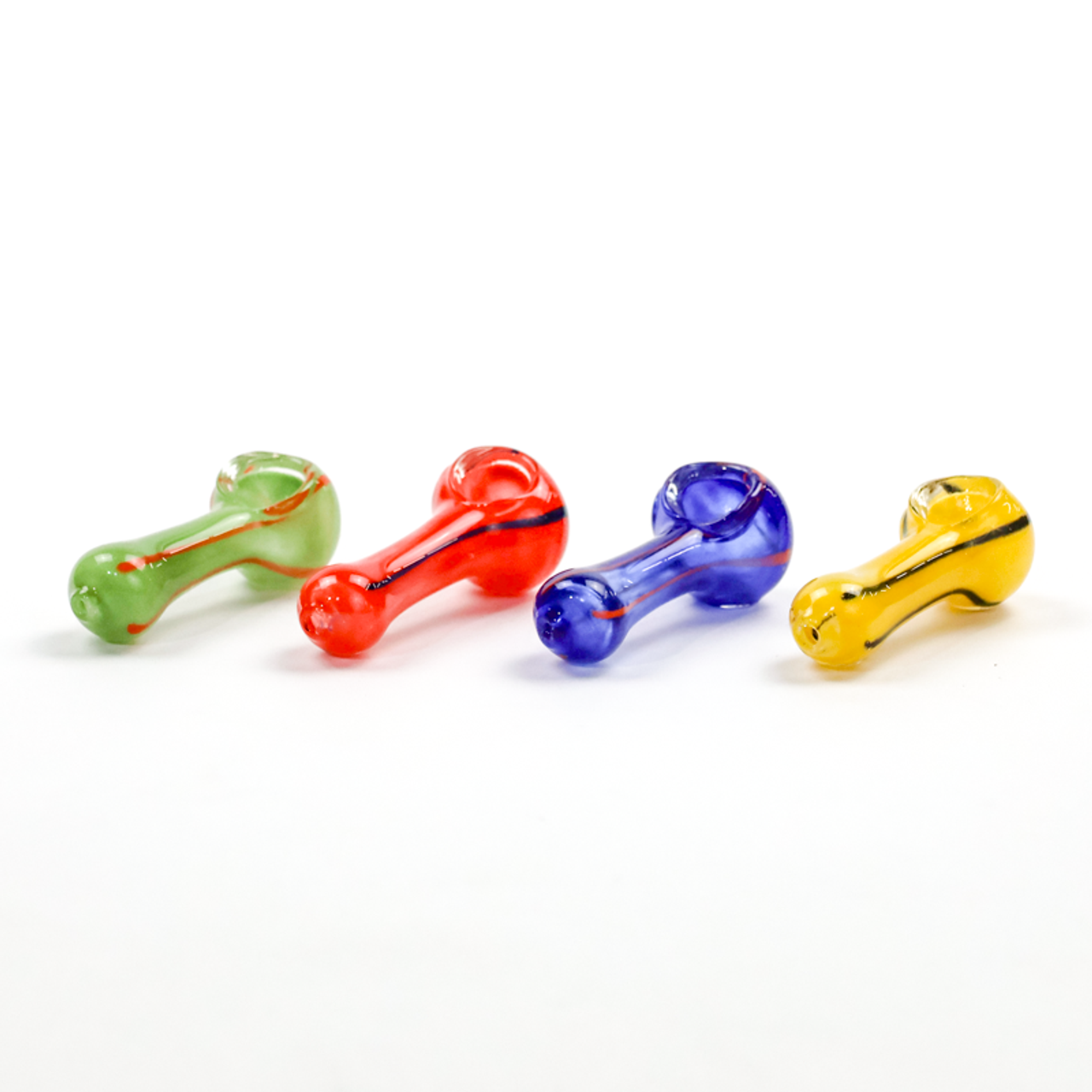 small 1.5" glass pipes